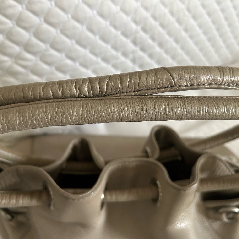 Taupe Cole Haan Shoulder Hobo Bag - Picture 5 of 6